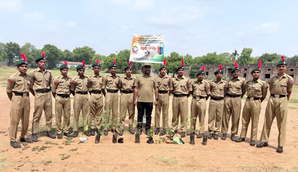 The Tree Plantation Drive was successfully conducted with active participation from 18 NCC cadets. The drive fostered social responsibility, environmental awareness, and civic duty among cadets, strictly reflecting the NCC motto of 